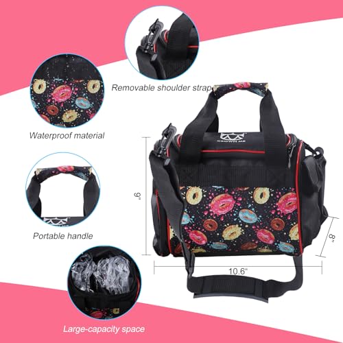 CROWN ME Disc Golf Set, Donut Starter Disc Golf Disc Set with Nice Donut Printing Bag