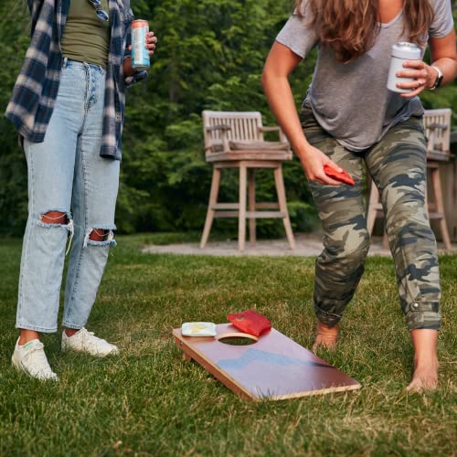 Elakai National Parks Series Premium Travel Cornhole Boards with Carry Case Backpack 1x2 - color: Rocky Mountain 1x2