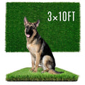 Sunturf Fake Grass for Dog to Pee on Artificial Grass for Dogs Grass Turf Mats for Puppy Pee Training Dog Pee Pads Extra Large for Dogs 3x10FT Dog Supplies Reusable - size: 3x10 FT