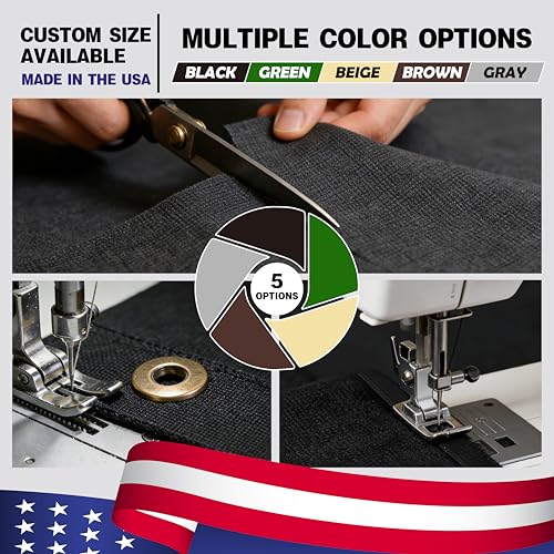 8' x 50' Green Fence Privacy Screen,with Bindings & Grommets,Heavy Duty for Gardens,Backyard,Patio,Tennis Court,Pool,Construction Project, We Make Custom Sizes