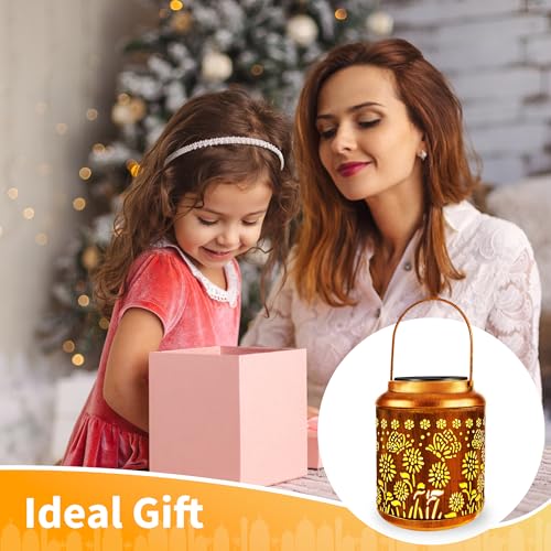 Brizled Butterfly Solar Lantern Lights 2 Pack, Warm White Christmas/Birthday Gift for Women Mom Grandma, Waterproof Hanging Solar Butterfly Lights, LED Lanterns for Garden Patio Path Tabletop Decor - size: 2 Pack, style: Butterfly-W