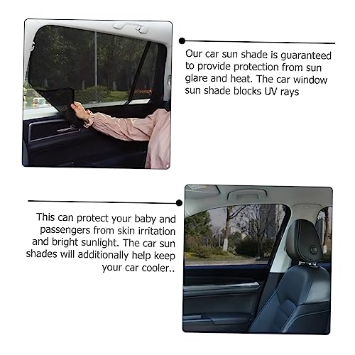MAGICLULU 2Pcs Portable Magnetic Sun Shades Breathable Gauze Window Curtains for Cars Easy Installation Lightweight Privacy Protection for Sunny Days