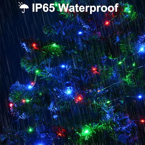 4 Pack Fairy Lights Battery Operated, 16.4 Ft 50 LED Starry Fairy Lights with Auto Timer Dark Green Copper Wire Twinkle Lights for Wedding Bedroom Christmas (Multicolor) - color: Multicolor-Green Wire