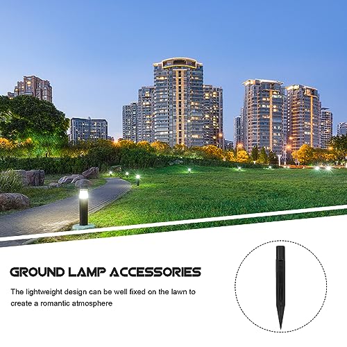 Uonlytech 10Pcs Solar Light Stakes Replacement Durable Plastic Ground Spikes for Garden Lamps Outdoor Pathway Solar Lamp Support Accessories Easy Install 6.10In - size: 16X1.7CM