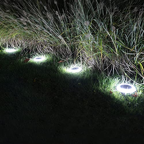 20 Lumens Colorized Solar Ground Lights,Solar Pool Lights with Mutiple Color Functions for Pool Area, Pathway, Patio, Yard, Path, Lawn and Garden - color: 8Pack