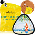 Triangle Sand Remover for Beach Cleaner Eraser Beach Trip Travel Accessories Essential Summer Vacation Must Have Cruise Ship Stuff Thing Need Gear Travel Gift Supplies Item for Family Women Dog - color: 1pcs Coco Yellow