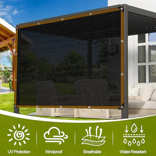 Shade Cloth - for Garden 90% Plant Shades Mesh Tarp with Grommets Outdoor Sun Shades Netting for Chicken Coop Greenhouse Vegetables Pergola Patio Cover - size: 5×6FT