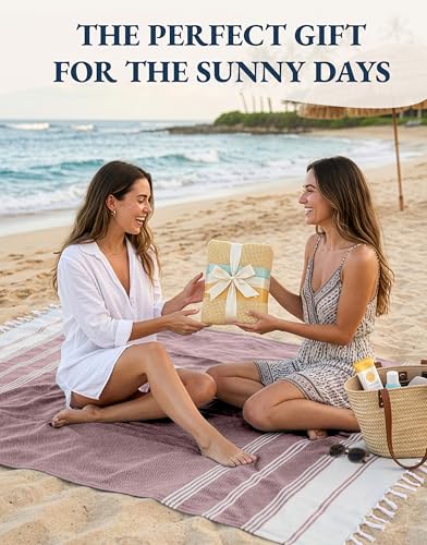 LANE LINEN Large Pool Towels, XL Beach Towel, Pre-Washed, No Shrink, Quick Dry Oversized Beach Towels, Stylish Beach Towel for Women, Sand Free Towel, 39"x71" - Fired Brick - color: 41: Fired Brick, size: Pack of 1