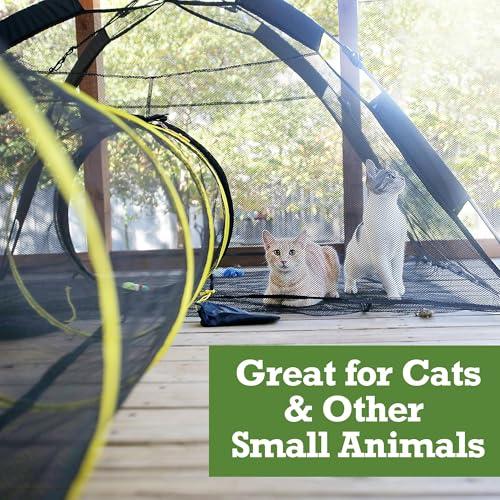 Product Image Outback Jack Outdoor Cat Enclosures for Indoor Cats (Portable Cat Tent, Outdoor Cat Tent, Cat Tunnel, and Playhouse) Play Tents for Cats, Outside Enclosure (Kitty Compound Play House) - style: Kitty Compound Play House