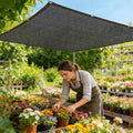 Shade-Cloth 85-90%-for-Garden-Plants-6x3.2 FT, Black Sun-Block Shade Cover Mesh Tarp with Grommets Sun Shade Canopy for Outdoor Pergola Patio Flower Lawn Kennel Chicken Coop - size: 6x3.2 FT