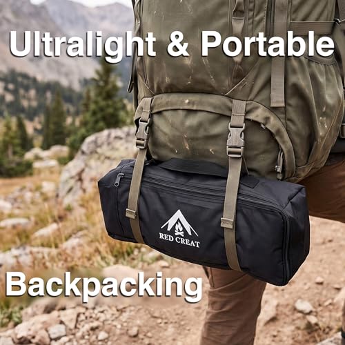 Camping Table Portable Foldable with Adjustable Height, Lightweight Collapsible Aluminum Roll-Up Camp Table with Storage Bag & Carry Bag, Heat-Resistant for RV Picnic BBQ Camping (Small 16"×13") - size: Small 16"×13" - Low Table Height (21"h)