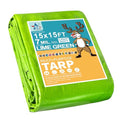 7 Mil Lime Green 15x15 Feet Tarp -Multifuctional Poly Tarp - Cover,Waterproof, UV Resistant, Weather Resistant - color: Lime, size: 15x15FT