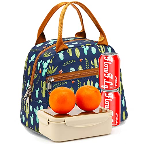 FlowFly Insulated Lunch Cooler Bag - Tote Bag Organizer for Women/Men, Cactus - color: Cactus