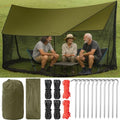 Screen House for Hammock, Backpacking Hammock Tent with Mosquito Net Portable Waterproof Bug Screen Tent for Canoe Picnics Hiking Camping Beach Backyards Outdoor in Summer