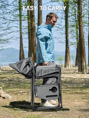 Timber Ridge Double Camping Chair Portable Loveseat, Heavy Duty Folding Camp Couch 2 Person Director Chairs with Cup Holder for Outdoor Lawn Tailgates Picnic Sports Soccer Games Supports 600 lbs Grey - color: Director Loveseat Grey