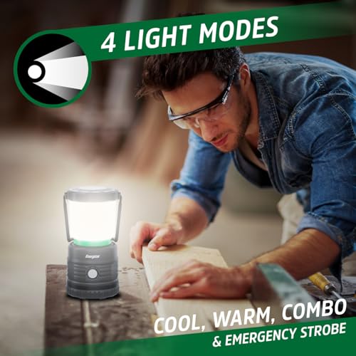 ENERGIZER LED Camping Lantern X1000, Bright and Rugged Tent Light, Water Resistant Lantern for Camping, Hiking, Fishing, Emergency (USB Cable Included) - style: 1200 Lumens
