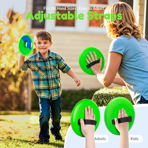 Upgraded Toss and Catch Ball Game Set, Beach Pool Toys Outdoor Games for Kids Toys, Outside Family Lawn Yard Games, for Boys Girls 3 4 5 6 7 8 9 10 11 12 Years Old - color: Blue Green, size: 6 Paddles 6 Balls