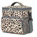 GYEUKHAM Insulated Lunch Bag for Adult/Women/Men, Reusable Lunch Box Cooler Soft Leakproof Tote, Thermal Meal Prep Lunch Pail with Adjustable Shoulder Strap for Picnic/School/Travel/Office, Leopard - color: Leopard-2