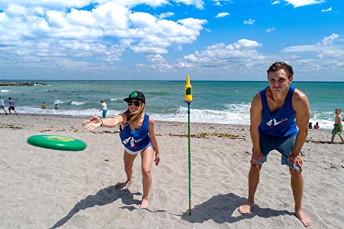 Original Bottle Bash (Beersbee, Polish Horseshoes, Frisbeer) Bottle Set ONLY, Unbreakable - Choose Yellow, USA or USA LED Version - Yellow