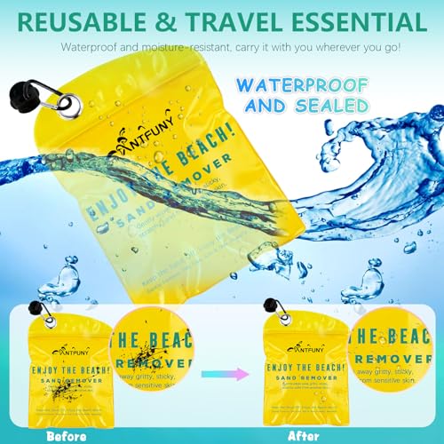 Triangle Sand Remover for Beach Sandproof Cleaner Eraser Essential Travel Wipe Off Mitt Duster Brush Cup Holder Game Toy Ship Accessories Summer Vacation Hawaii Trip Honeymoon Gift for Family Women - color: 1pcs Shine Yellow