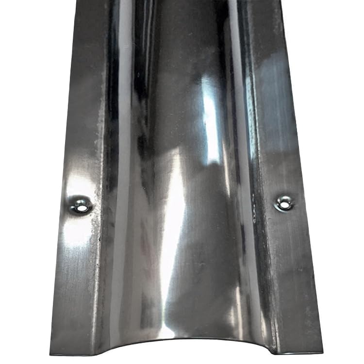 Electriduct Black Stainless Steel Wire Guard Surface Raceway Metal Cord Cover - 58 Inch - Channel Size: 2.1" W x 0.65" H (Large) - color: Black, size: 3.2 Large 4.8FT