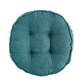 vctops Soft Chair Pads 18 inch Diameter Super Comfy Thicken Solid Color Round Seat Cushion for Kitchen Dining Room Office Chairs (PeacockBlue,18" x 18") - color: Peacockblue