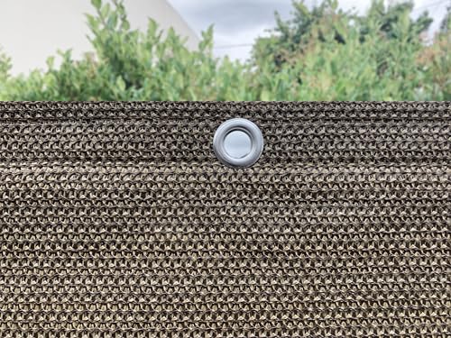 Alion Home Elegant Privacy Screen for Backyard Fence, Pool, Deck, Patio, Balcony, Outdoor Paneling and Outdoor Screening- Include Zip Ties (3 x 11 FT, Walnut) - color: Walnut, size: 3 x 11 FT