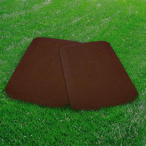 Gorilla Playsets 09-0012-PAIR-R Protective Rubber Mat For Swing Set of 2 Mats), Red - color: Red