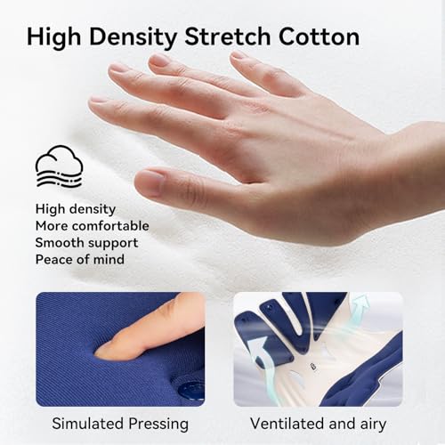 BKT Seat Cushion Chair Ergonomic Office Chair Cushions Lumbar Support for Seat Pillow Ideal for Students Office Workers Nursing Mothers Long Sitting Outdoor Fishing Floor - color: Xl-prussian Blue