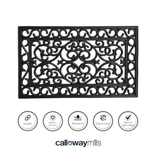 Calloway Mills 103651830 Chesapeake Rubber Doormat 18" x 30" - color: Chesapeake, size: 1'6" x 2'6" (Rectangular)