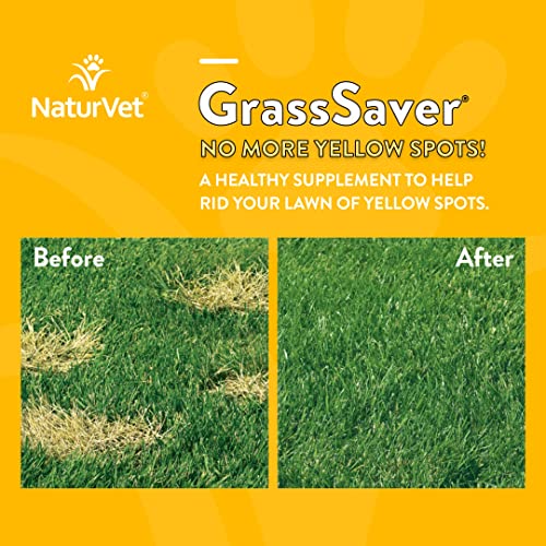NaturVet GrassSaver| Biscuits for Dogs – Help Keep Grass Green, Rid Your Lawn of Yellow Patches Caused by Dog Urine| No More Yellow Spots| DL-Methionine – Peanut Butter Flavor – 22 oz - color: Biscuits, size: 11.1 Ounce (Pack of 2)