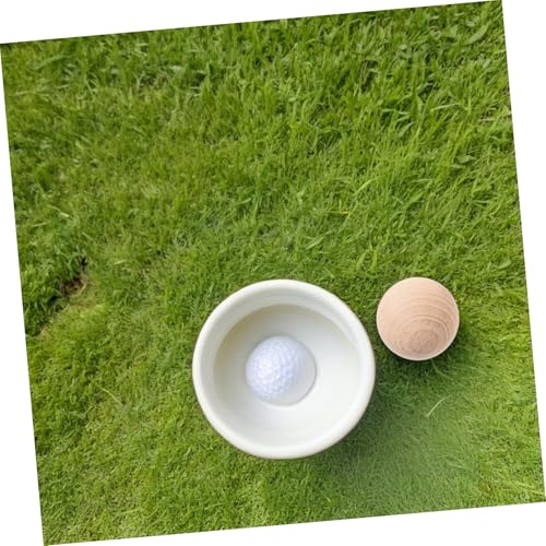 TOYANDONA 5PCS Wooden Croquet Balls Set for Outdoor Lawn Games Sturdy Solid Wood Balls for Backyard Croquet DIY Crafts and School Projects