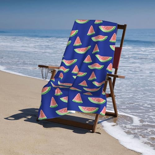 Cute Watermelon Beach Towel for Women/Adults, Personalized Microfiber Beach Towels Bulk, Quick Dry Beach Towel for Pool, Lightweight Bath Towels Oversized Clearance 30"x 60" - color: Watermelon1, size: 30"x 60"