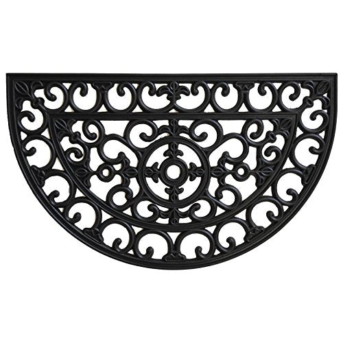Calloway Mills 103711830 Aristotle Rubber Doormat 18" x 30" - color: Aristotle, size: 1'6" x 2'6" (Rectangular)
