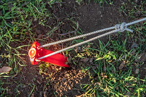 SE Survivor Series 11" Orange Ground Stake - 9-411TP - style: Single