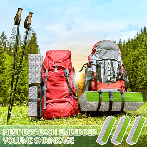 Foam Camping Pads for Sleeping, Foldable Closed Cell Foam Camping Mattress, Waterproof Outdoor Sleeping Mat for Ultralight Backpacking Thru-Hiking - color: 1 Pack