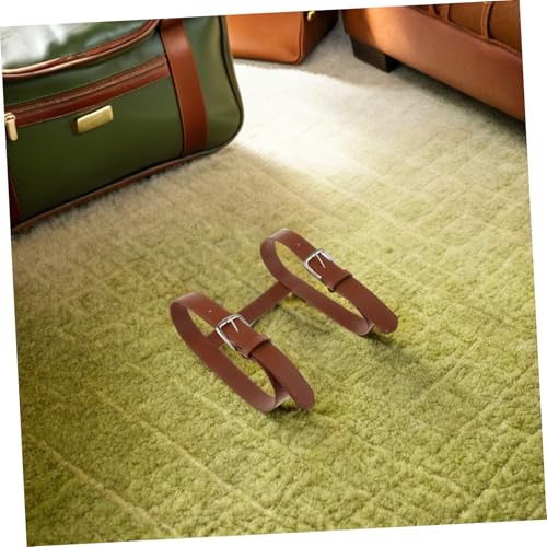 UPKOCH H Shape Heavy-duty Blanket Carry Strap for Picnic Camping Pu Rug Holder Portable Handle Outdoor Mat Carrier for