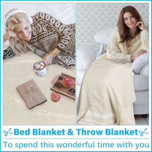 Vikumond Oversized Turkish Beach Towel Blanket XXL Cotton Sandproof Towels Boho Woven Extra Large Big Sand Free Giant Throw Blankets Huge Quilt XL Picnic Camping Necessities Cloud for Adult Gifts - color: Z Beige Mtb, size: XXXL(88x82 IN,224x208 CM)