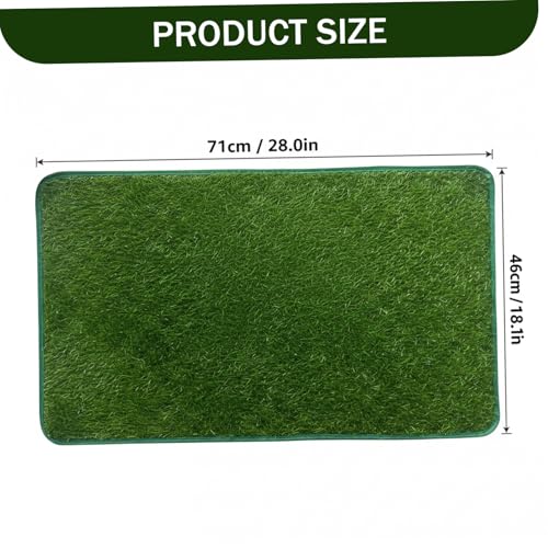 Artificial Grass for Dogs Potty Dog Grass Pad, 18x28 Inch Artificial for Dogs Potty Training, Realistic Turf Mat for Indoor & Balcony Use