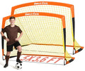 Dimples Excel Soccer Goals Kids Net for Backyard 7x5, 5x3.6, 4x3, 3x2.2 FT - style: 5'x3.6' FT, 2 Set