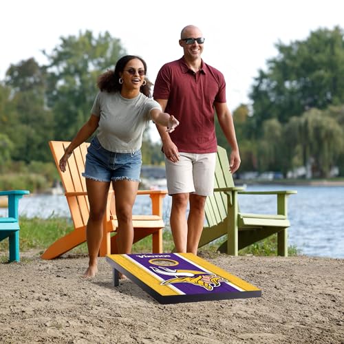 YouTheFan NFL 2' x 3' Portable Cornhole Game with Logo Bags