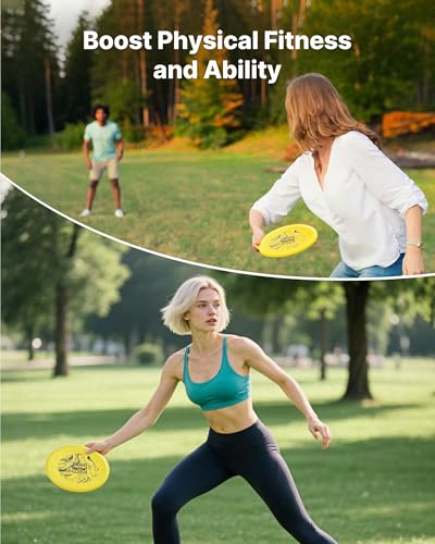 VEVOR Disc Golf Set, 3 Pack Disc Golf Starter Set, Beginners Flying Discs for Full-Body Strength Training, with Putter, Mid-Range, Driver, for Outdoor Backyard, Lawn, Beach, and Park