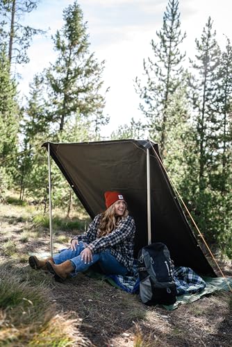 Stansport Heavy Duty Canvas Tarp - size: 6' x 8'