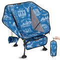 ATEPA UFO3.0 Ultralight Backpacking Chair, 330 lbs Heavy-Duty Aerospace Aluminum Folding Camp Chair with Hexagon Ergonomic Seat Anti-Sink Feet, Compact Portable Outdoor Gear for Hiking Fishing, Blue - color: Blue Trail Pro- 1 Pack
