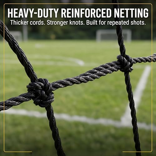 3-in-1 Soccer Goal with Rebounder & Backstop Net, Soccer Training Equipment for Backyard, Soccer Rebounder for Shooting, Passing & Ball Control, Kids & Youth - style: Standard Accessories