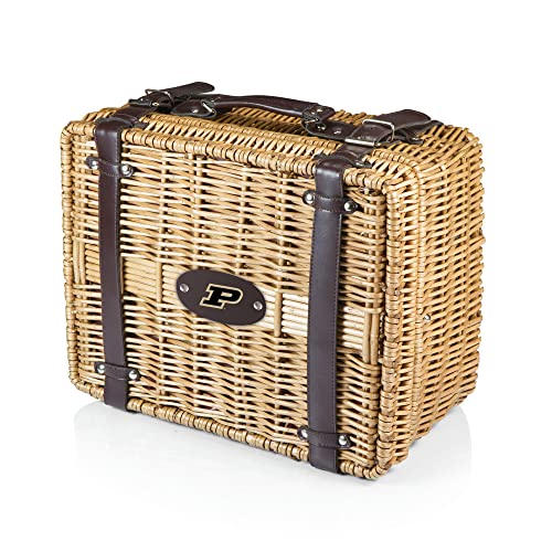 NCAA Purdue Boilermakers Champion Picnic Basket with Deluxe Service for Two