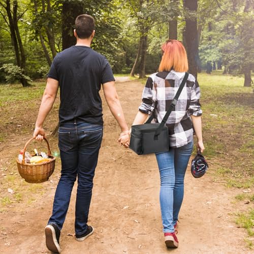 Beautyflier Carrying Bag Compatible with Crock-Pot 20oz Electric Food Warmer, Reusable Insulated Food Thermos Storage Bag with Adjustable Strap, Great for Road Trips Picnic Beach (Bag Only)