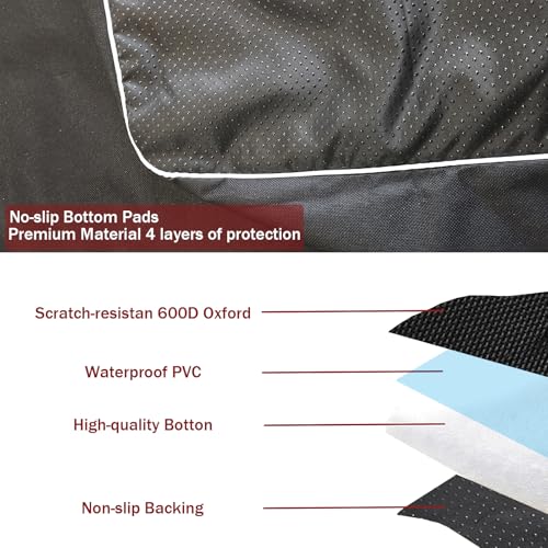 Dog Playpen Bottom Pad Fits for 35 Inch 4 Panels Exercise Pet Playpen, Dog Crate Pad Puppy Playpen Pad Leakproof Non-Slip(Playpen Not Included) Black - color: 36 inch 4 panel bottom black