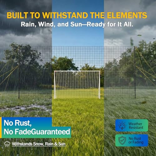 3-in-1 Soccer Goal with Rebounder & Backstop Net, Soccer Training Equipment for Backyard, Soccer Rebounder for Shooting, Passing & Ball Control, Kids & Youth - style: Standard