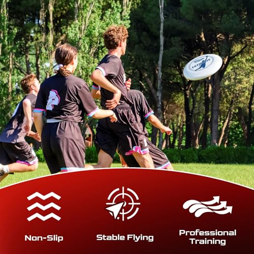 Frisbee Official Ultimate 175g Flying Disc, 10.75 Inch Professional Training Disc for Competition and Outdoor Fun - color: B(2Pack)